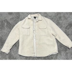 H&M Cream Shirt Jacket